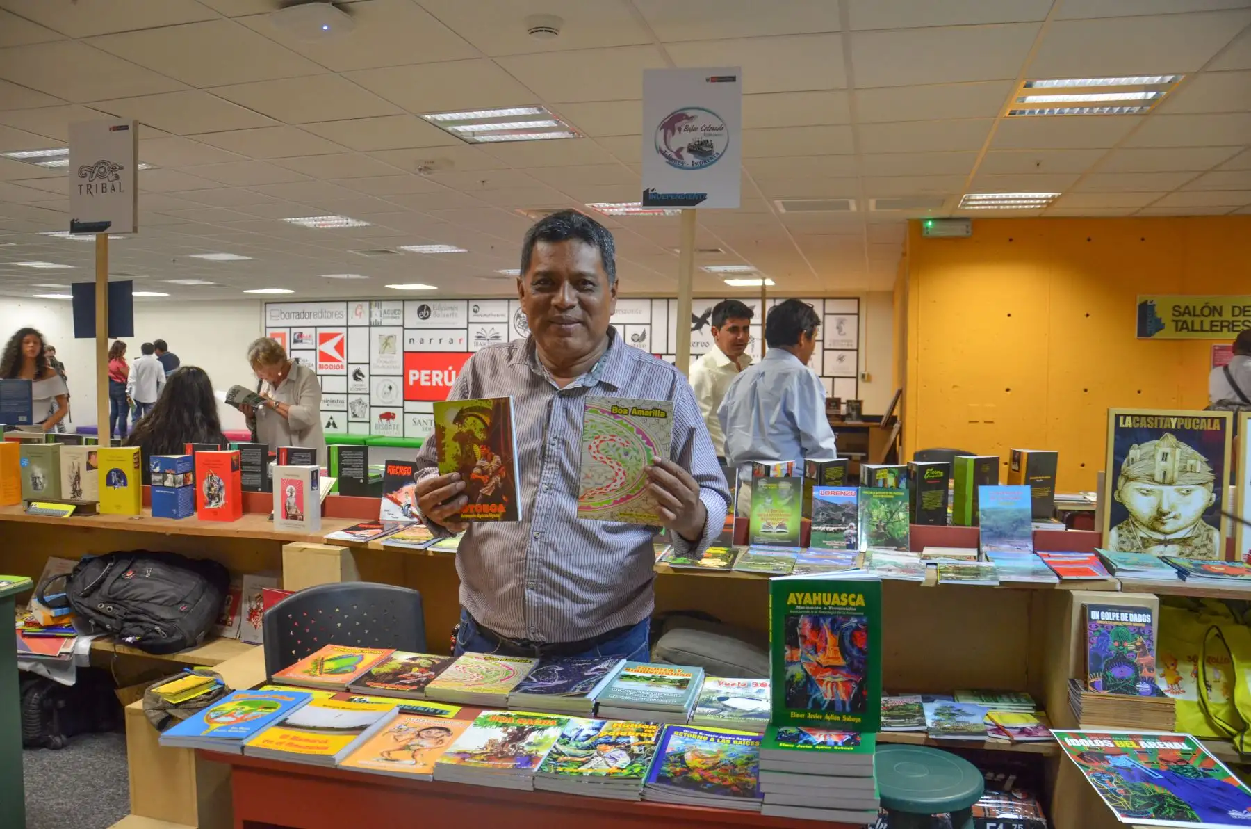 La sede del Ministerio de Cultura en San Borja, recibirá desde el miércoles 20 de abril, la quinta edición de “La Independiente. Feria de editoriales peruanas”, que se desarrollará hasta el 24 de abril, entre las 10:00 a.m. y 08:00 p.m.
Foto: ANDINA/MINCUL