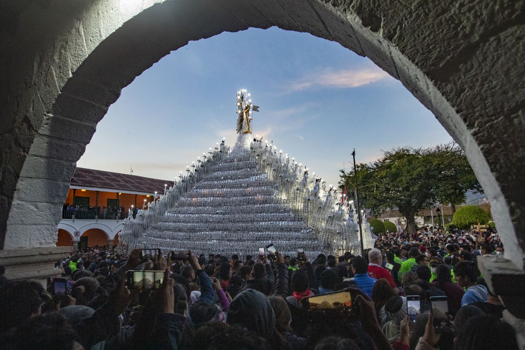 La celebración de la Semana Santa en Ayacucho fue reconocida como Patrimonio Cultural de la Nación. ANDINA/Carla Patiño Ramírez