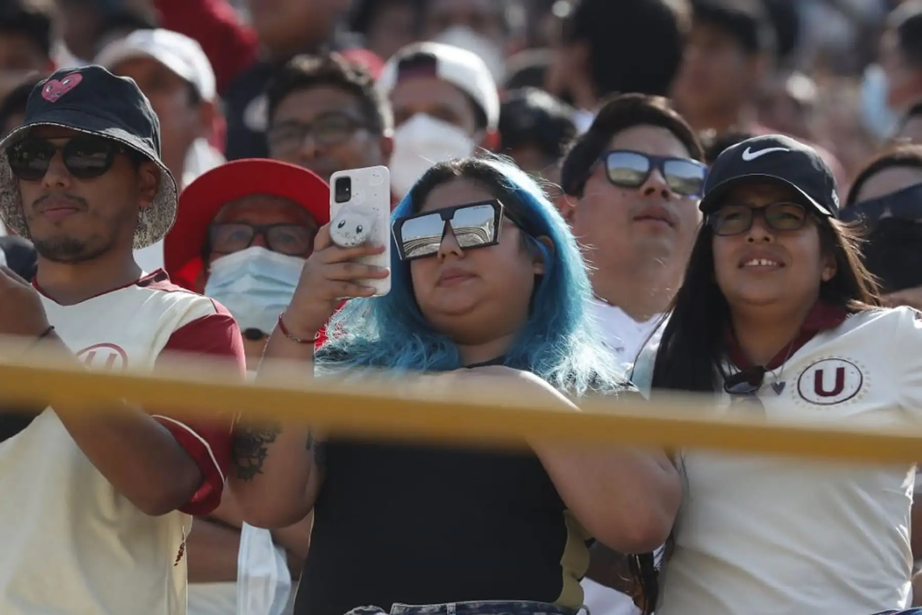 Previas al clásico entre Alianza Lima y Universitario en el Estadio Monumental. Foto: ANDINA/Renato Pajuelo