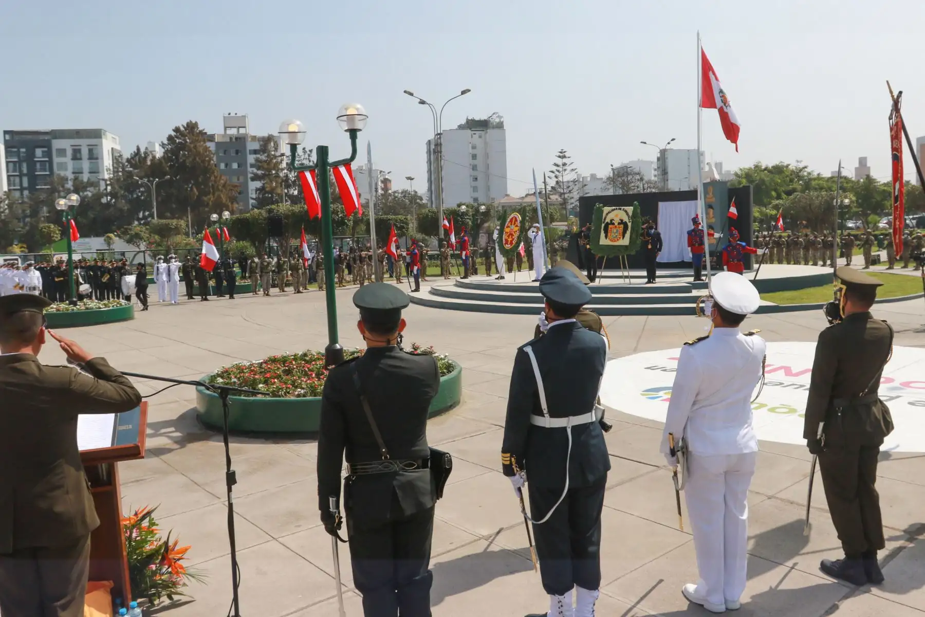 El Ejército del Perú conmemora el vigésimo quinto aniversario de la operación militar de rescate de rehenes “Chavín de Huántar”, en homenaje a la ejemplar entrega y decisión que demostraron nuestros valerosos soldados de las Fuerzas Armadas del Perú. Foto: ANDINA/ Héctor Vinces