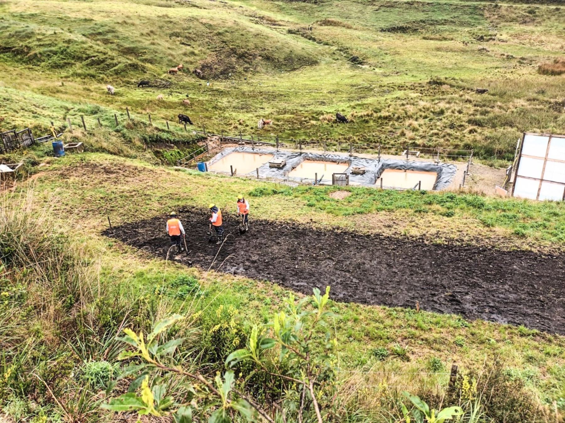 Cajamarca: Amsac inició obras de remediación ambiental minera en proyecto La Pastora.