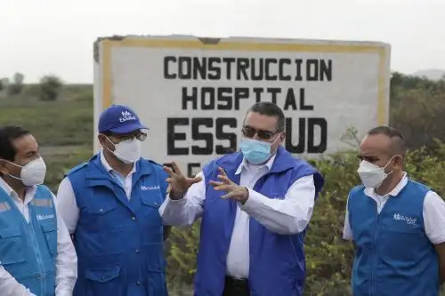 Presidente ejecutivo de EsSalud, realizó visita de trabajo en Chiclayo Foto: EsSalud