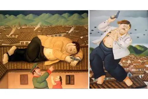 Se sabe que el narcotraficante tenía millones de dólares en pinturas y entre ellas estaba al menos un original del maestro colombiano y algunas réplicas. Foto: Captura de Pantalla