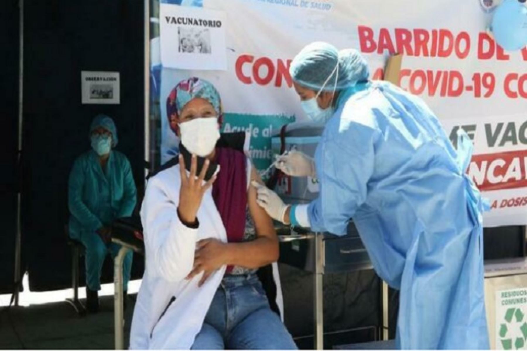 Región Huancavelica inició aplicación de la cuarta dosis contra el covid-19.