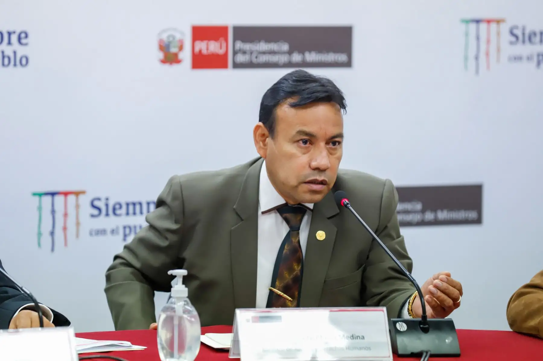 Ministro de Justicia, Félix Chero Medina. ANDINA/Difusión