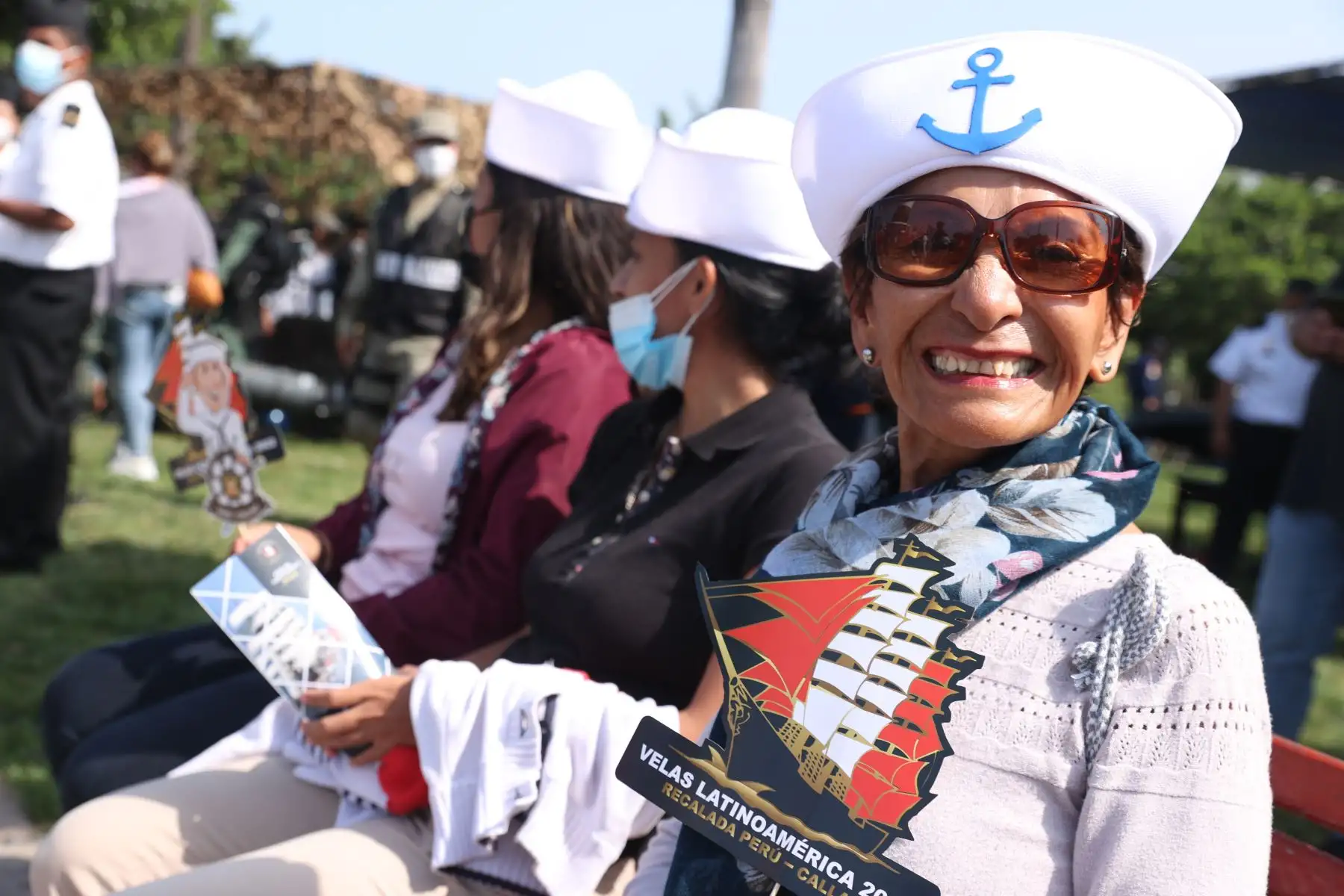 Familias disfrutan del evento "Velas Latinoamérica 2022" de la Marina de Guerra del Perú, donde celebran la llegada del BAP Unión. Foto: ANDINA/Melina Mejía