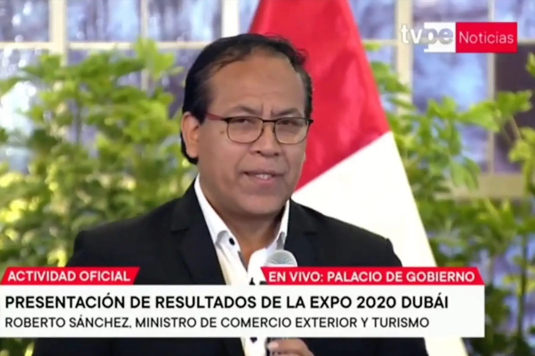 Ministro de Comercio Exterior y Turismo, Roberto Sánchez.