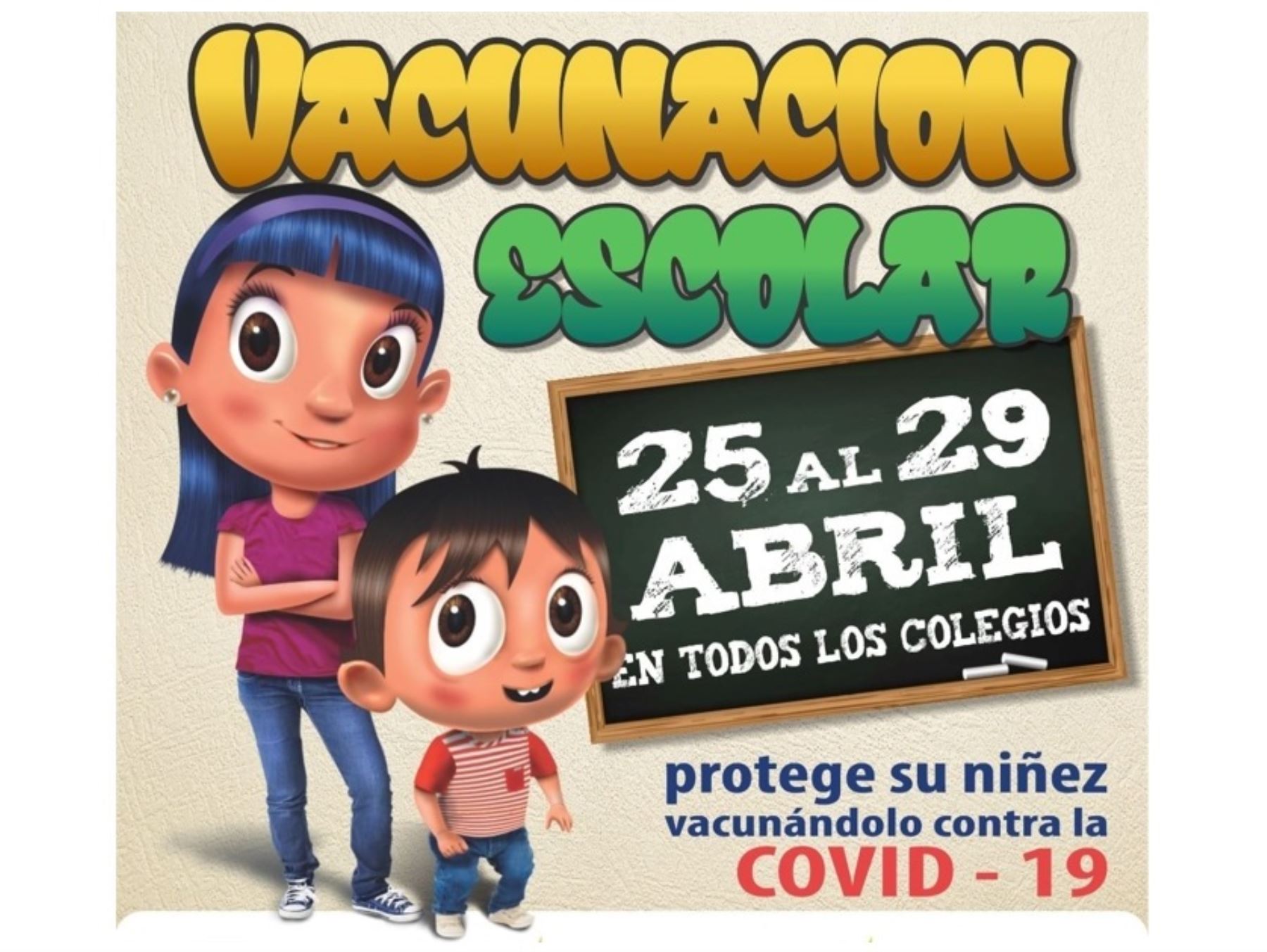 ¡Atención Arequipa! Hoy lunes 25 empieza vacunación contra el covid-19 en colegios