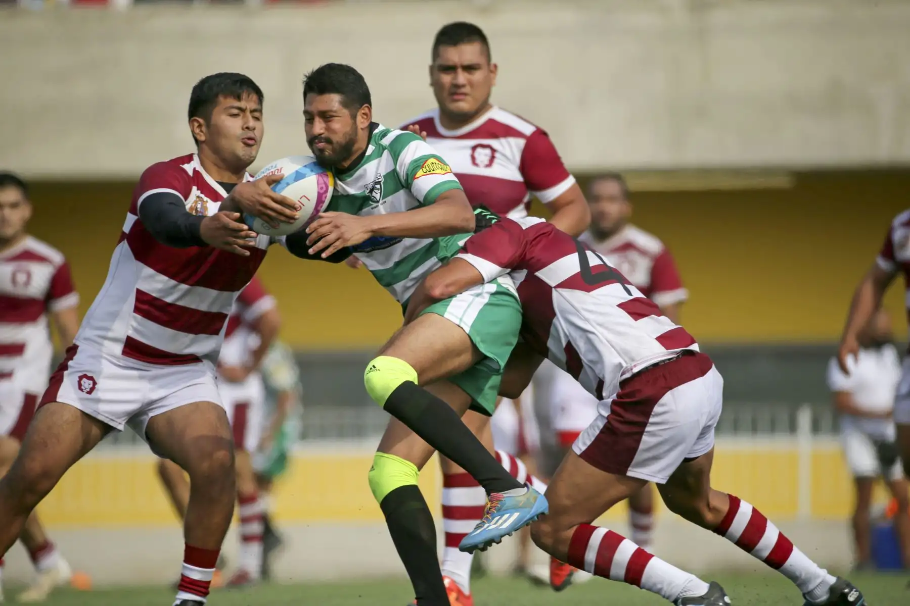 Este domingo 24 de abril se inició el Torneo Metropolitano de Rugby Región Lima 2022 en la  “Casa Tumis”, Estadio ubicado en el Complejo Deportivo Andrés Avelino Cáceres en Villa María del Triunfo, escenario diseñado para el rugby.  Foto: Legado