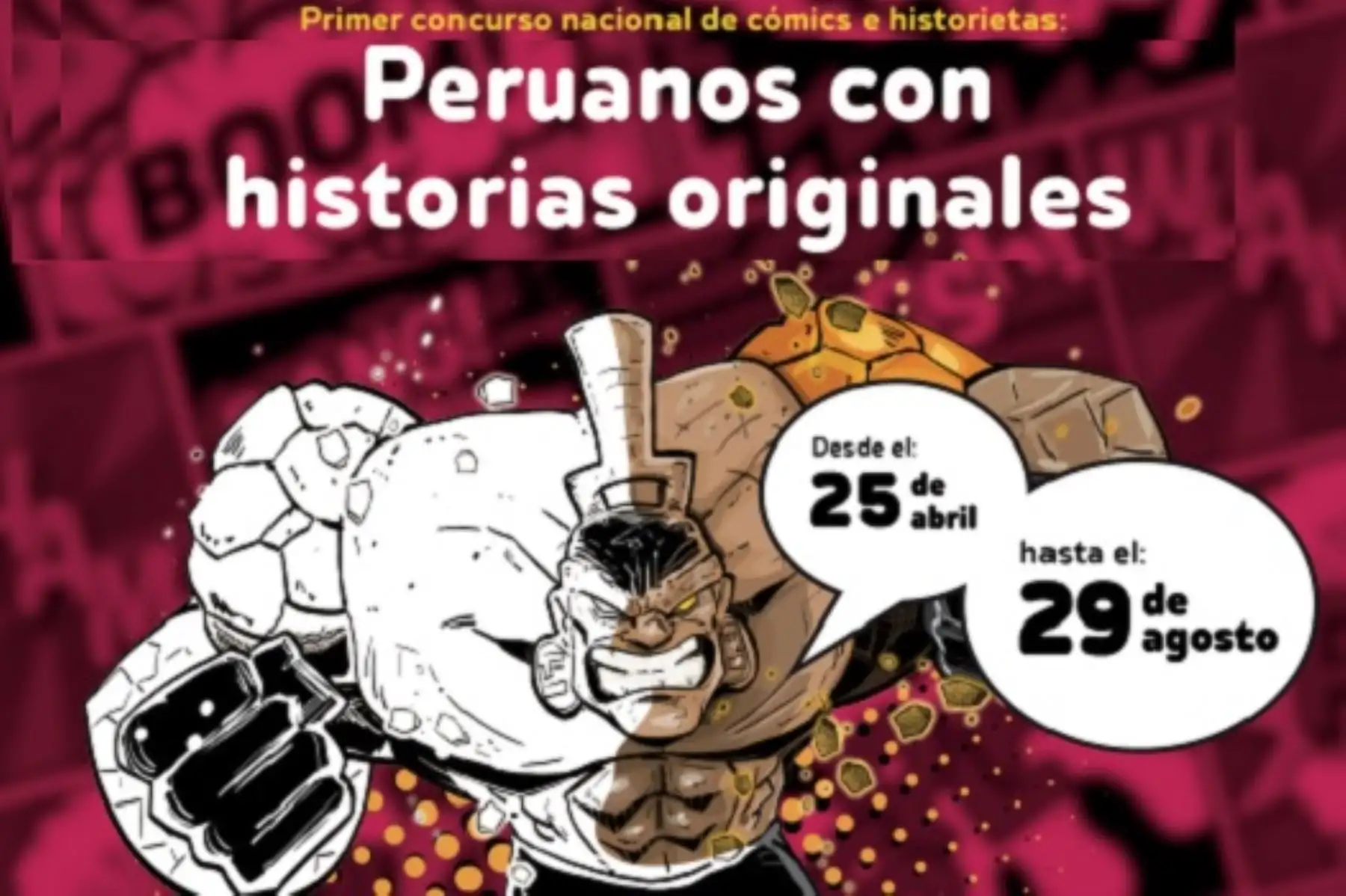 Lanzan primer Concurso Nacional de Comics. Ilustración Indecopi.