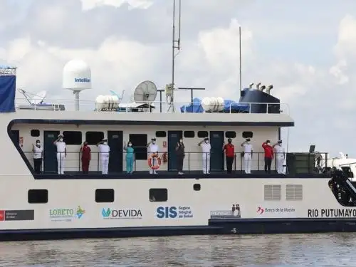 El Midis puso en marcha hoy la campaña de acción social con las plataformas itinerantes fluviales y aéreas que llevarán servicios del Estado a comunidades de Loreto, Puno y Ucayali. Foto: ANDINA/difusión.