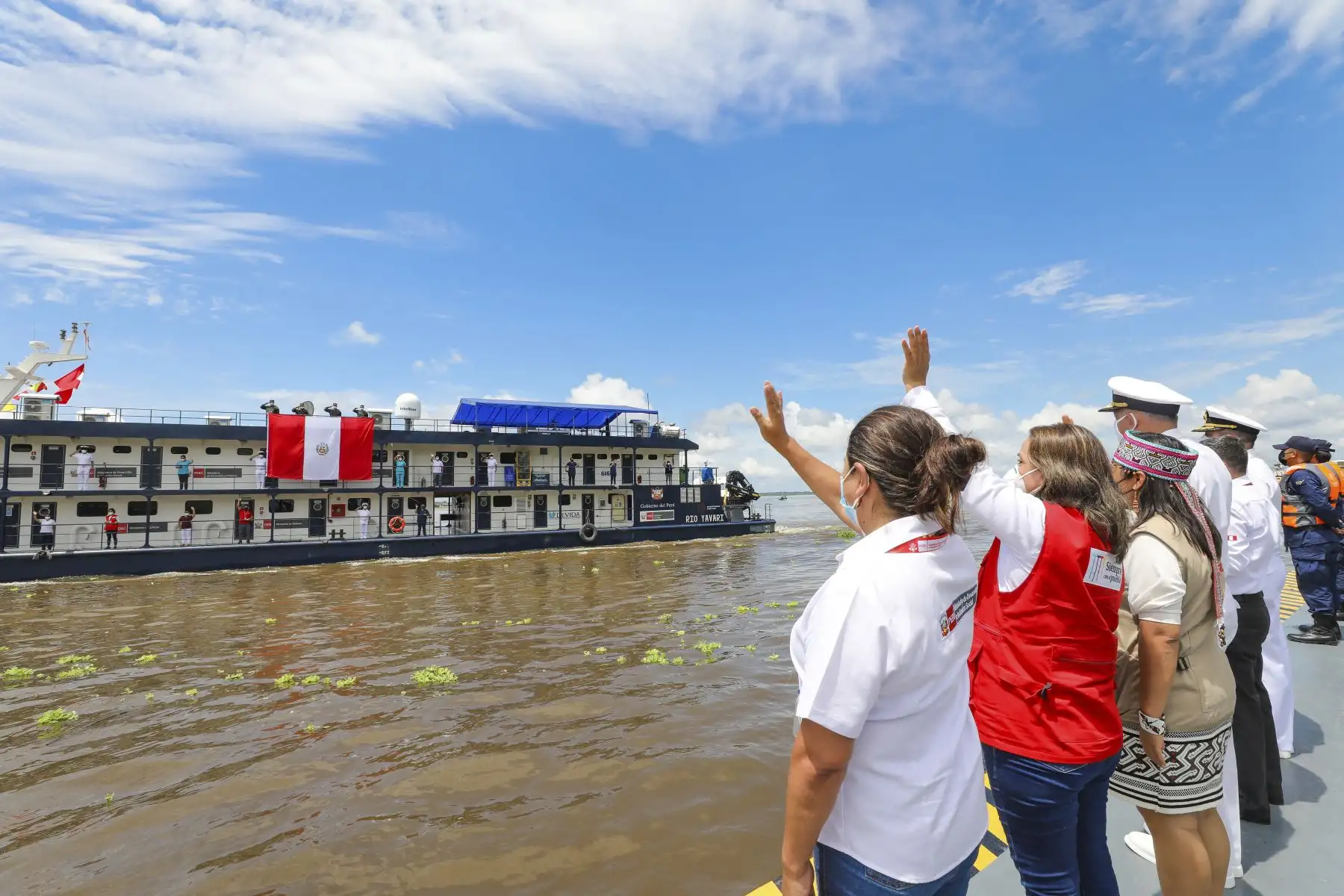 Posteriormente, se dirigió hasta la estación naval Manuel Clavero para el zarpe de siete embarcaciones fluviales de la Marina de Guerra.
Foto: ANDINA/MIDIS