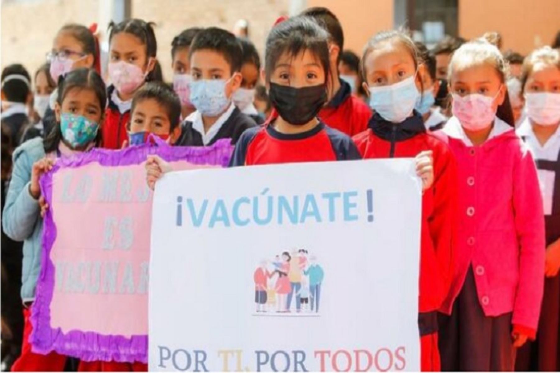 Cajamarca: alumnos de Chota participaron de la Semana de Vacunación en las Américas