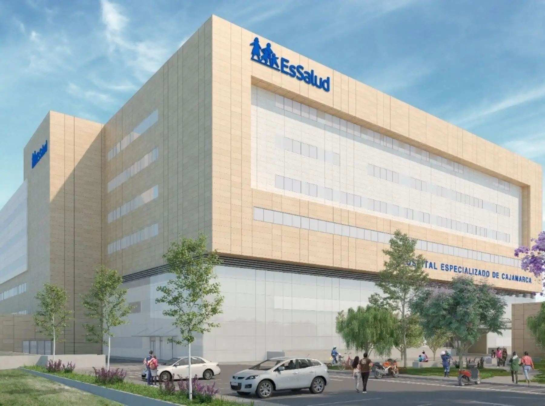 El futuro hospital especializado de Cajamarca forma parte de la inversión en infraestructura hospitalaria que ejecutará EsSalud en 15 regiones del país.
