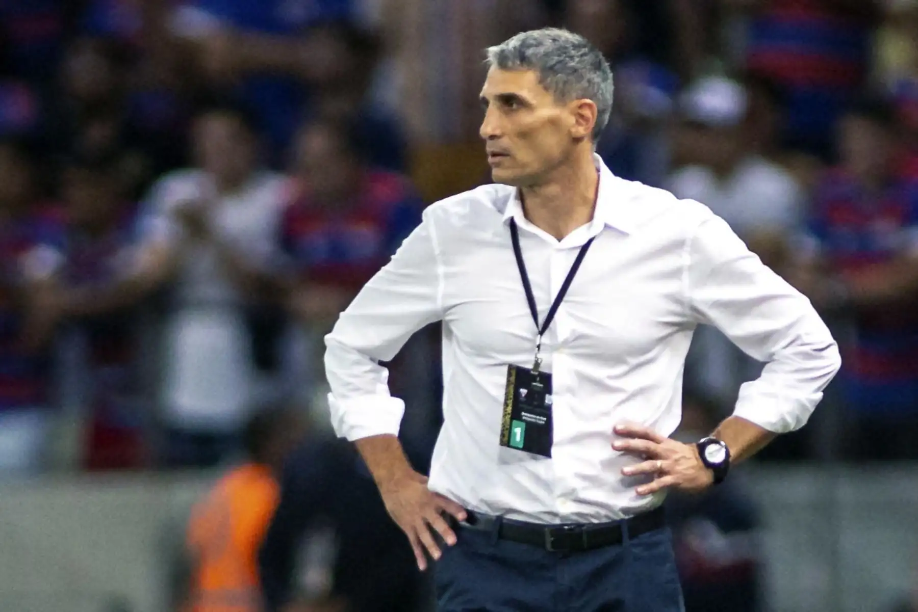 Entrenador  de Fortaleza, Juan Pablo Vojvoda. Foto: AFP