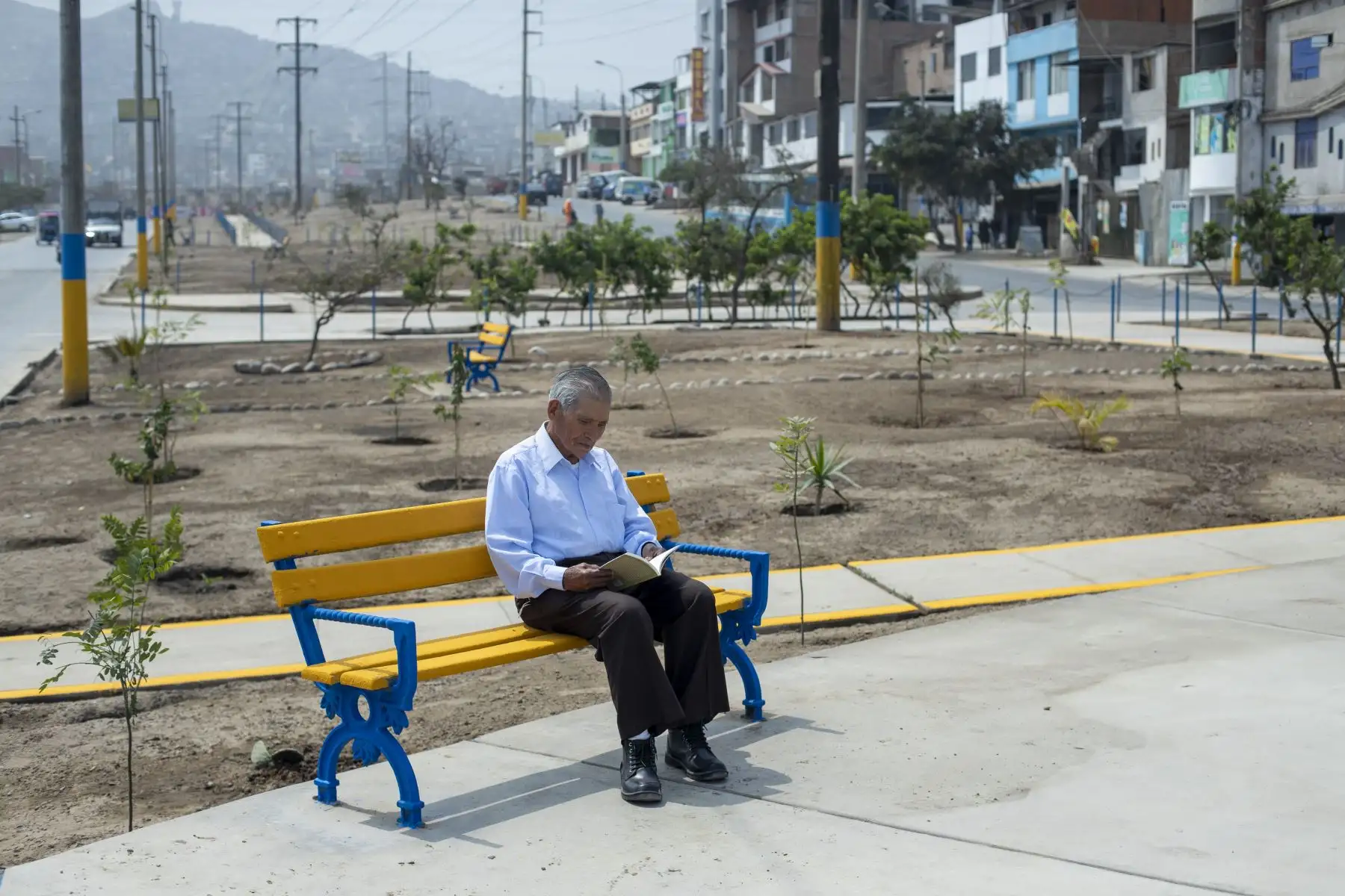 Lorenzo Mariluz nació el 10 de agosto de 1929 en el barrio de Pampaca, en la Villa de Pampas, capital del distrito de Colonia, en Yauyos. Colonia primero se llamó Pampas y recuperar el nombre original ha sido una de las luchas del señor Mariluz. Foto: ANDINA/ Carla Patiño