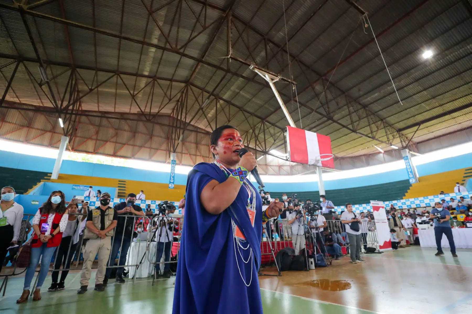El  VIII Consejo de Ministros Descentralizado se llevó a cabo hoy en la ciudad de Pucallpa, capital de Ucayali, con participación de ministros de Estado y autoridades locales y organizaciones sociales.
Foto: ANDINA/Presidencia Perú