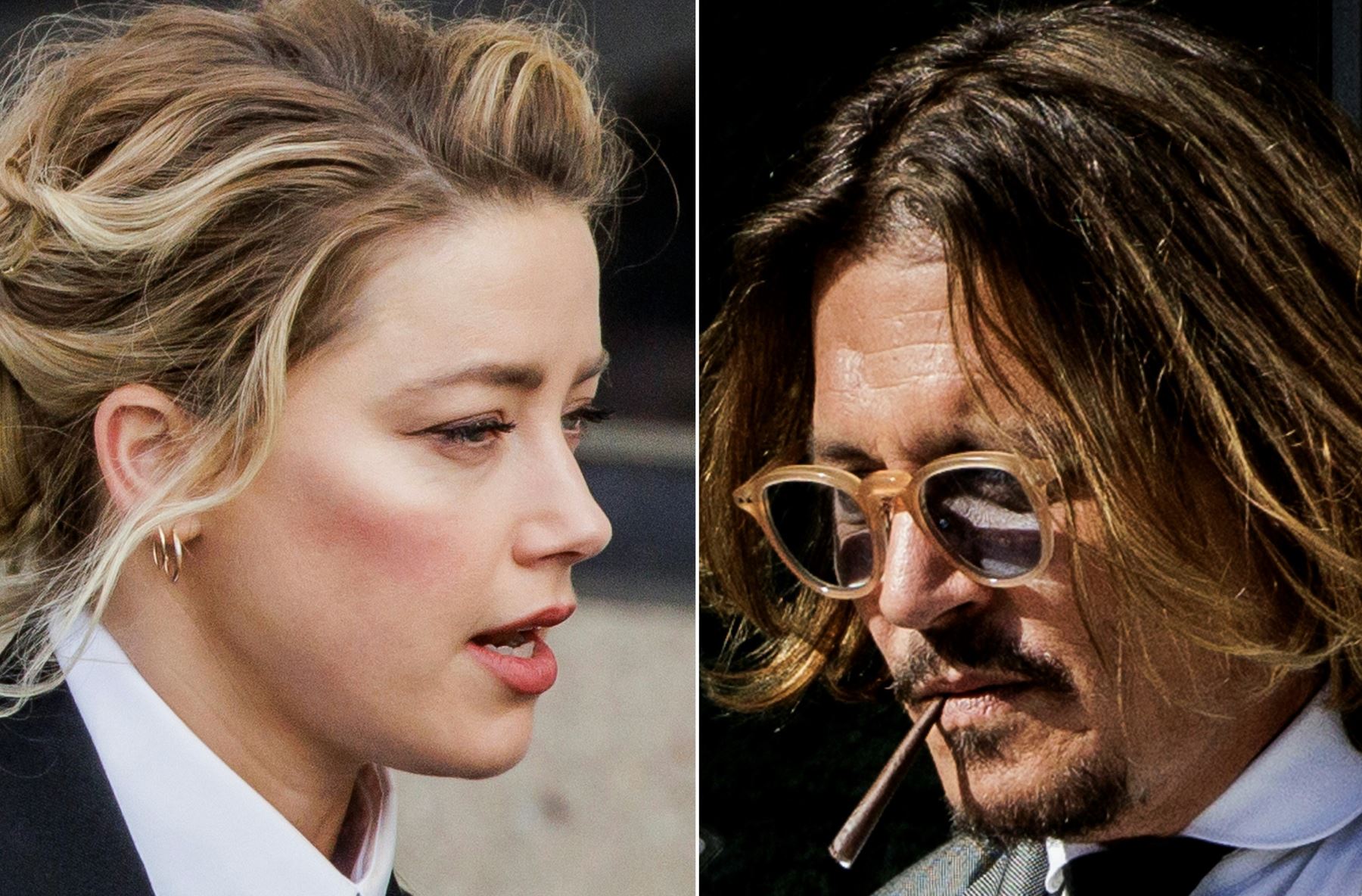 Johnny Depp vs. Amber Heard. Foto: AFP