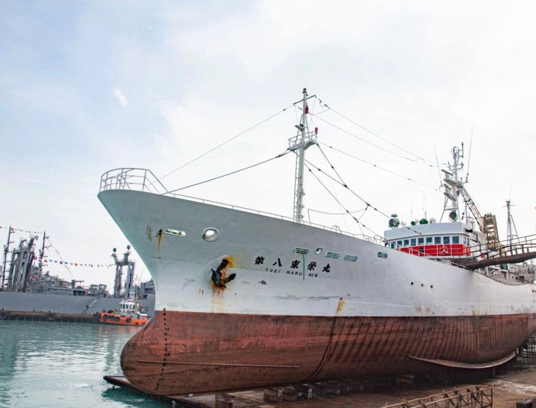 Sima Perú realiza trabajos de mantenimiento de embarcación pesquera de Japón