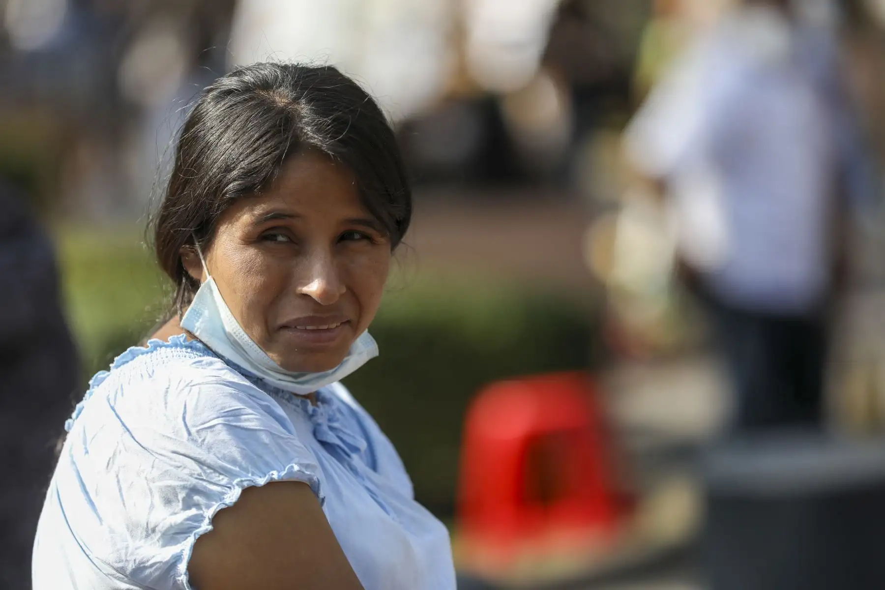 Personas dejan de usar la mascarilla de manera opcional desde este 1 de mayo en Lima Metropolitana, Lima provincias, Callao, Ica y Áncash solo estos departamentos cumplen con los requisitos de vacunación. Foto: ANDINA/Carla Patiño