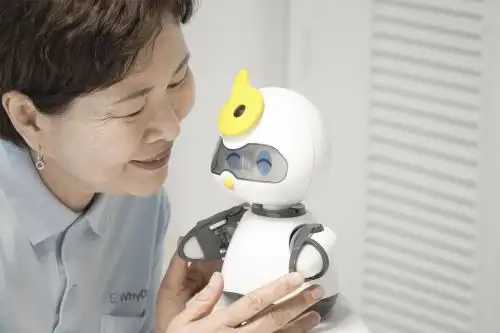 Robot PIO busca ayudar a personas con demencia y evitar que la enfermedad progrese de manera más acelerada. Foto: Whydots INC.