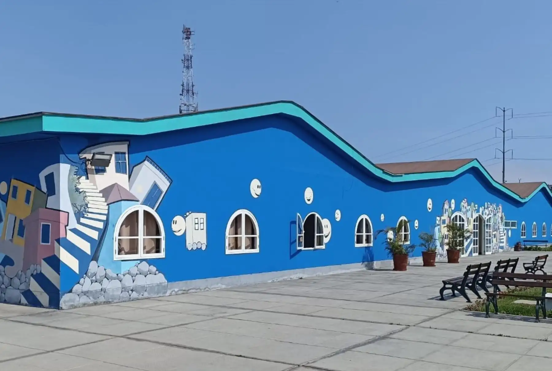 Fachada del albergue para adultos mayores “María Rosario Araoz”. Foto: Contraloría