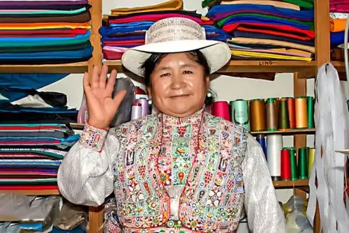 Leandrina Ramos Bernal, nació en el distrito de Coporaque, Cailloma, Arequipa. Foto: Adrián Sisa.