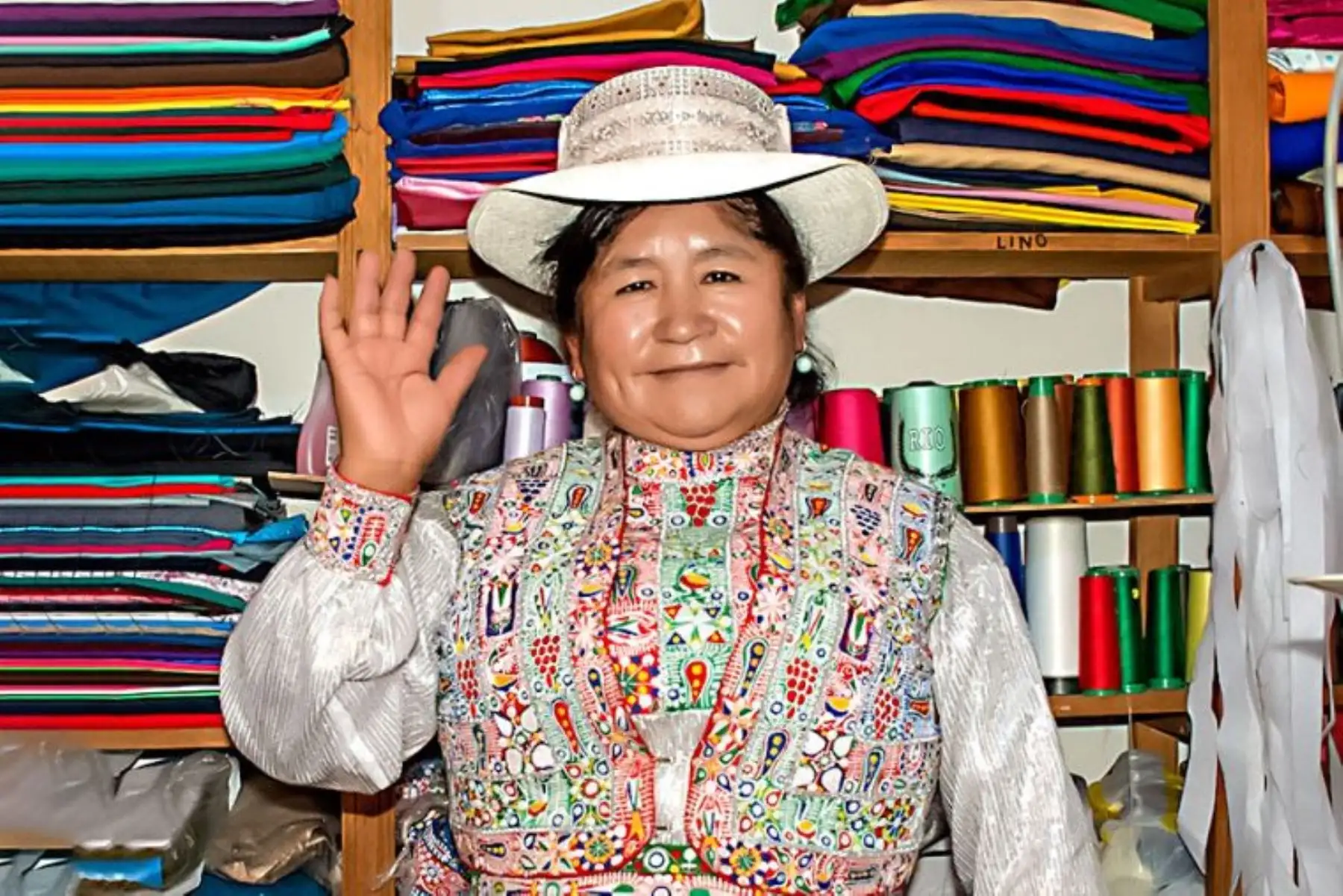 Leandrina Ramos Bernal, nació en el distrito de Coporaque, Cailloma, Arequipa. Foto: Adrián Sisa.