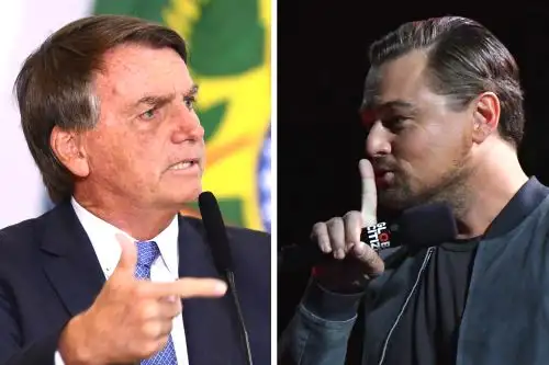 Esta es la segunda vez en una semana que el presidente de Brasil responde las críticas de DiCaprio. Foto: AFP