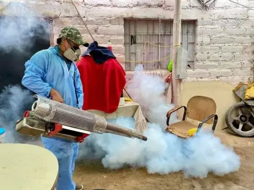 Brigadas de salud de Áncash retomaron esta mañana la intervención de viviendas para luchar contra el dengue en provincia de Casma. Foto: ANDINA/difusión.