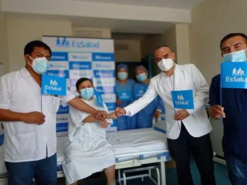 EsSalud Lambayeque reanuda con éxito los trasplantes de riñón. Dos pacientes fueron los primeros en ser intervenidos por especialistas. ANDINA/Difusión