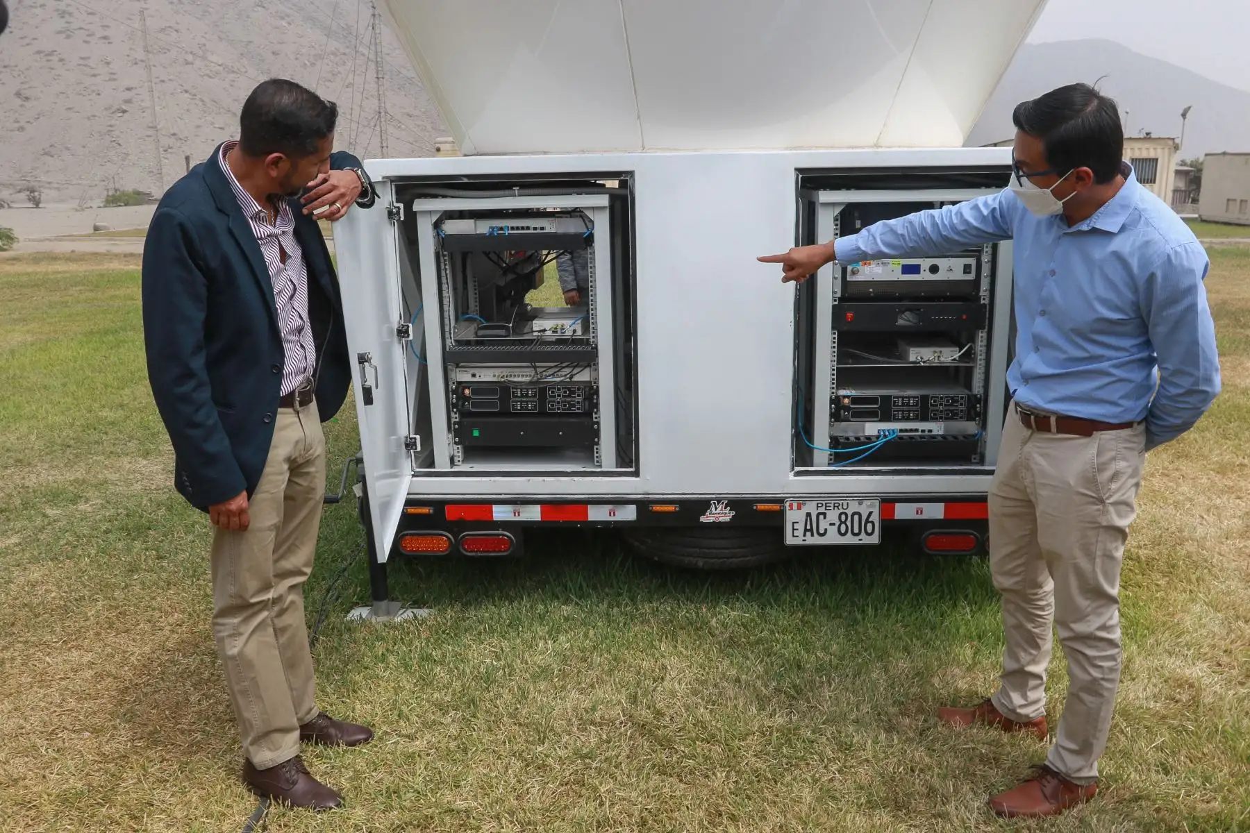 El radar SOPHy -desarrollado por el IGP- será instalado en el valle del Mantaro y generará datos de utilidad para el estudio de los glaciares.
Foto: ANDINA/Héctor Vinces