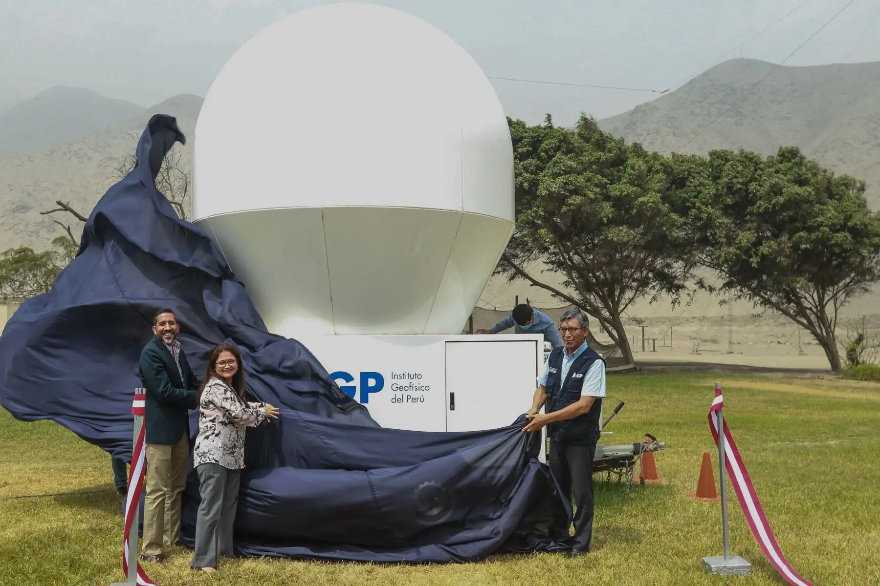 El radar SOPHy -desarrollado por el IGP- será instalado en el valle del Mantaro y generará datos de utilidad para el estudio de los glaciares.
Foto: ANDINA/Héctor Vinces
