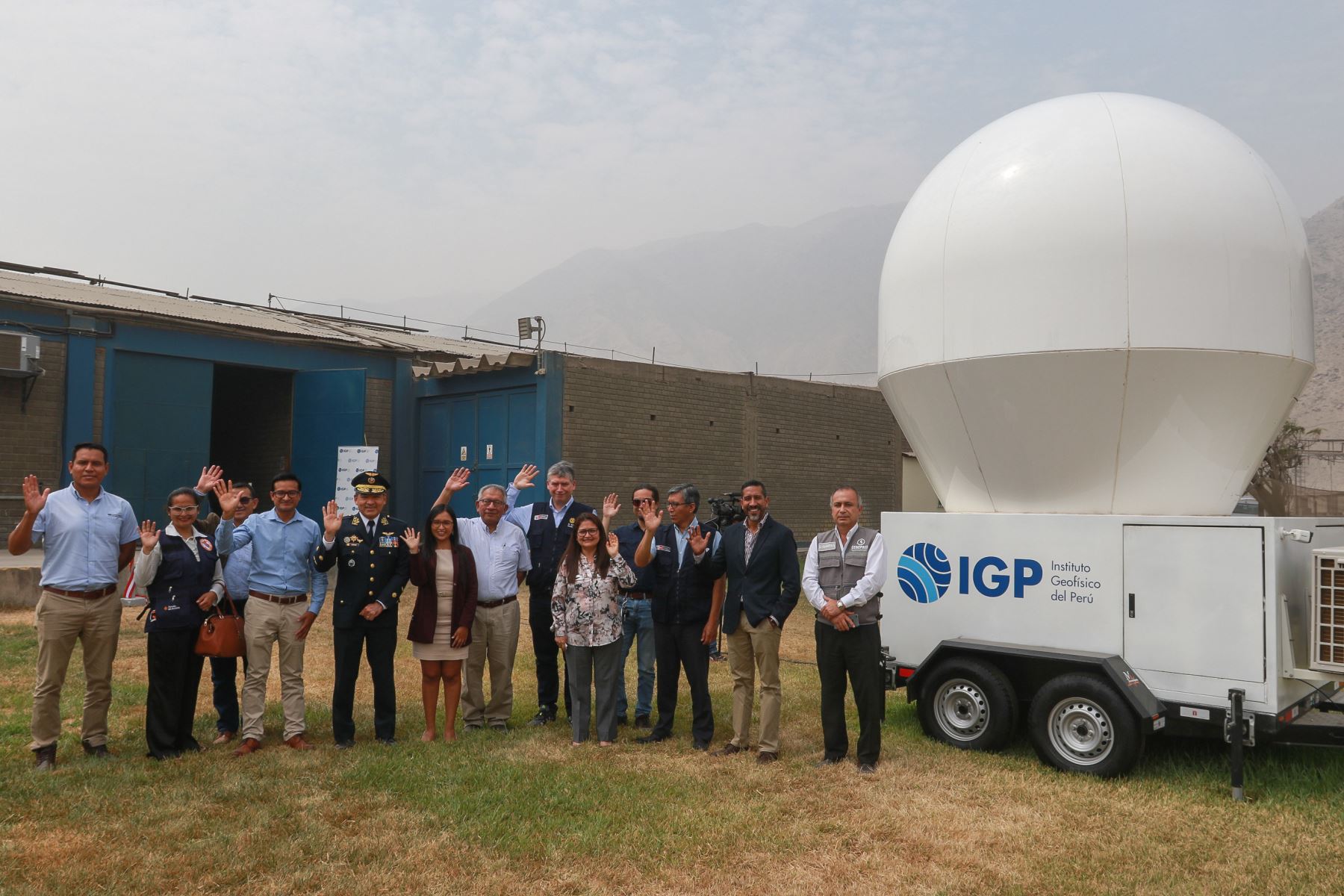 El primer radar meteorológico construido por científicos peruanos fue presentado por el Instituto Geofísico del Perú (IGP) y el Ministerio del Ambiente (Minam), en el Radio Observatorio de Jicamarca, ubicado al este de Lima.
Foto: ANDINA/Héctor Vinces