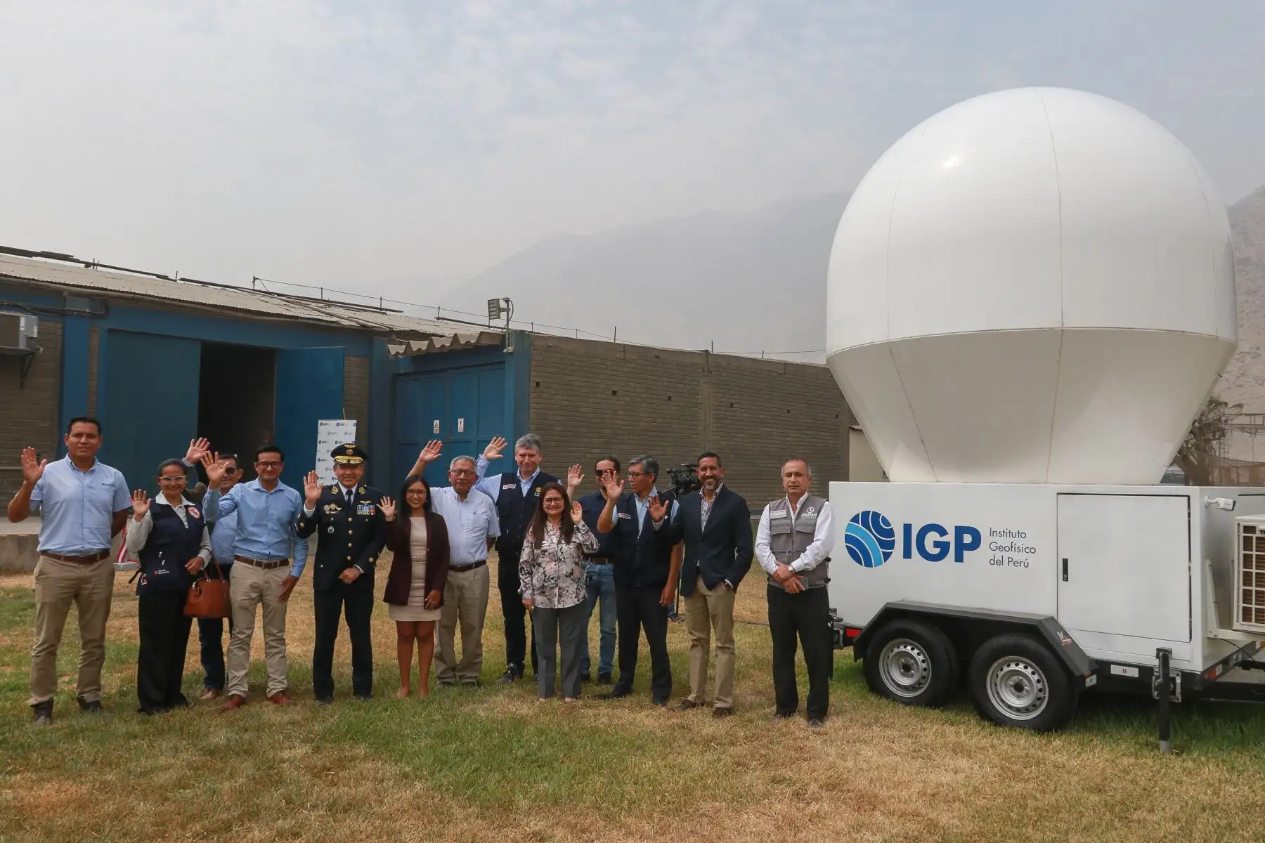 El primer radar meteorológico construido por científicos peruanos fue presentado por el Instituto Geofísico del Perú (IGP) y el Ministerio del Ambiente (Minam), en el Radio Observatorio de Jicamarca, ubicado al este de Lima.
Foto: ANDINA/Héctor Vinces