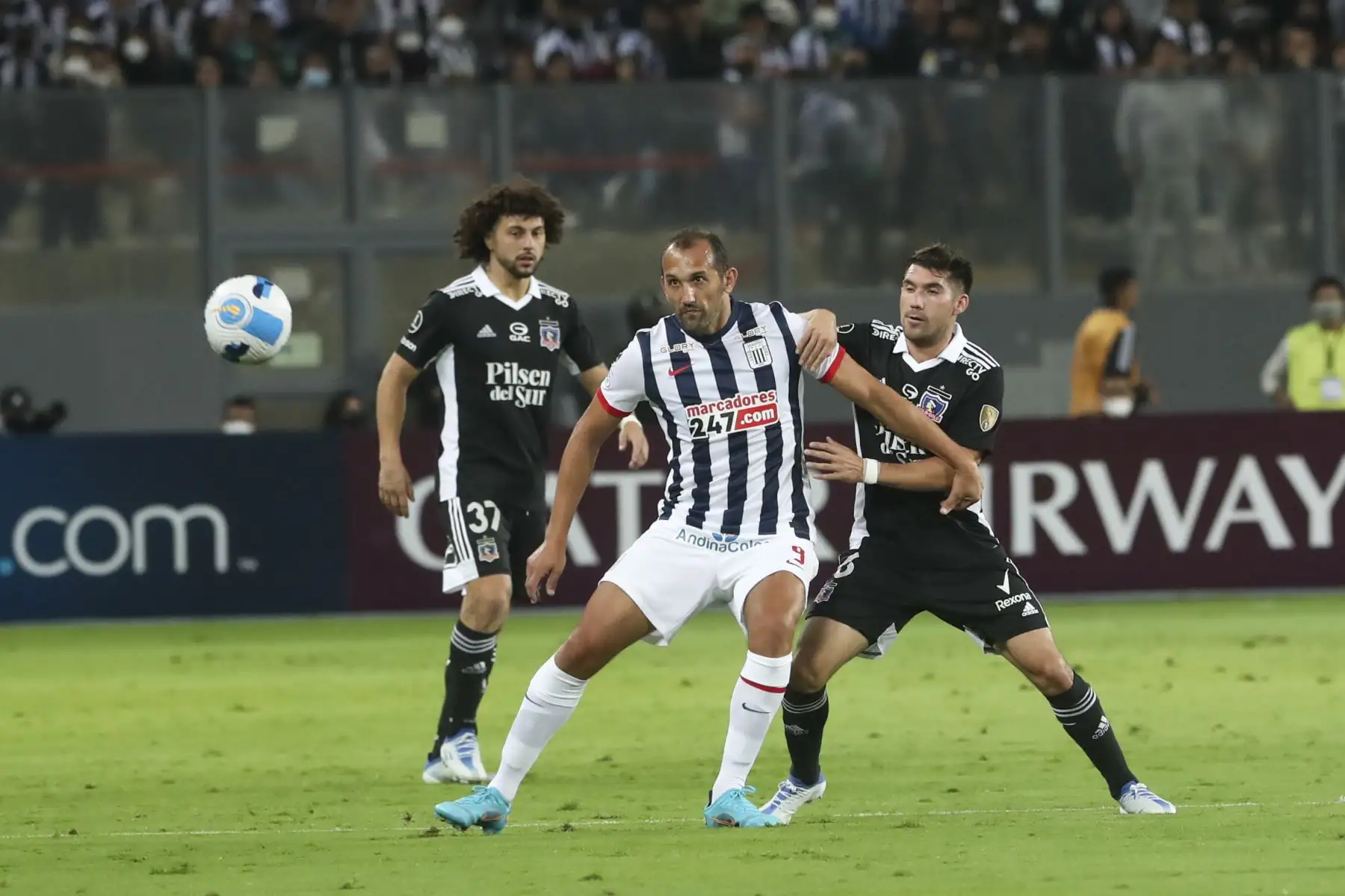 Copa Libertadores: Alianza Lima empata 1-1 con Colo Colo al inicio del segundo tiempo. Foto: ANDINA/Carla Patiño