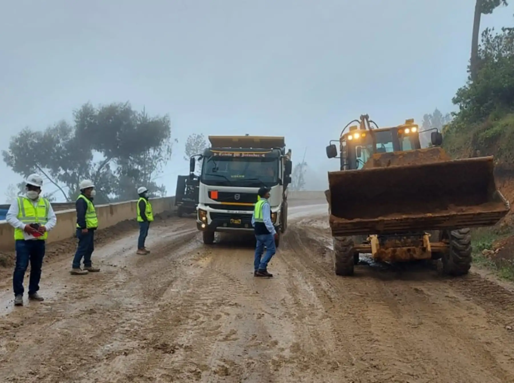 Provías Nacional inició los trabajos de mantenimiento en la carretera Canchaque-Huancabamba, en la sierra de la región Piura. Foto: ANDINA/difusión.