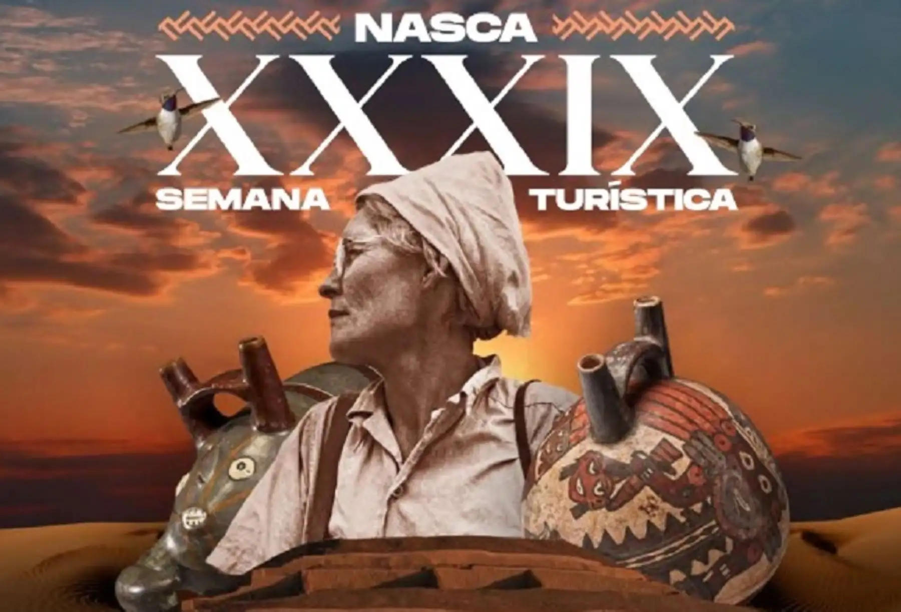 La provincia iqueña de Nasca celebrará, del 14 al 21 de mayo próximo, la XXXIX edición de su Semana Turística, la cual contempla una serie de actividades turísticas y culturales, en las que se recordará el nacimiento de María Reiche, científica alemana que desarrolló un importante trabajo de investigación y cuidado de las Líneas de Nasca.