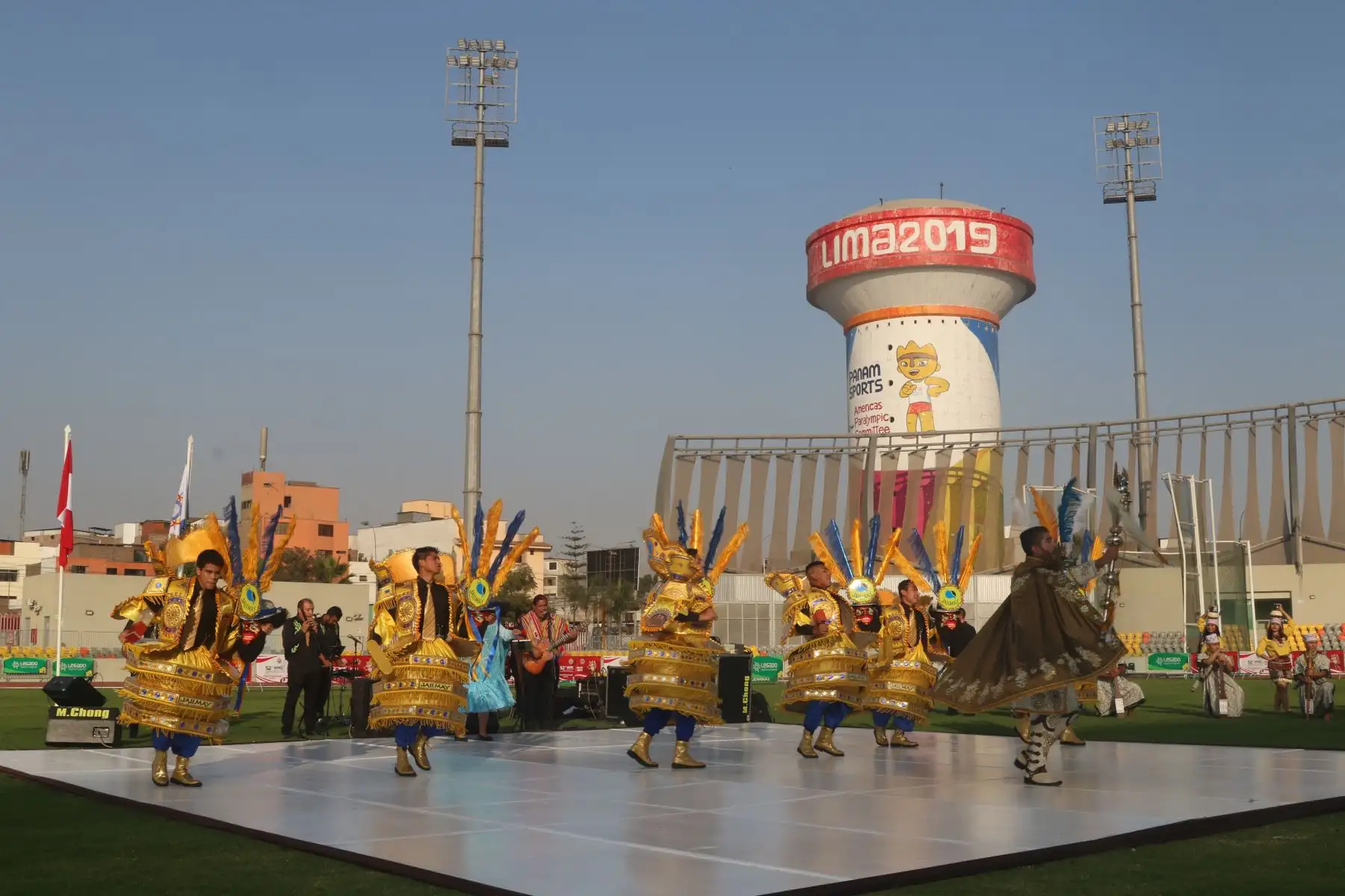 Así se desarrolló la ceremonia de inauguración del 52º Campeonato Mundial Militar de Maratón en la Videna, San Luis. Foto: ANDINA/Eddy Ramos