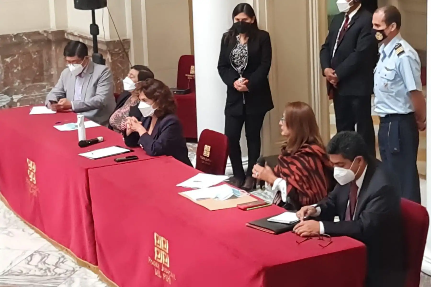 Presidenta del PJ, Elvia Barrios, encabezó sesión de la Sala Plena de la Suprema. ANDINA/Difusión