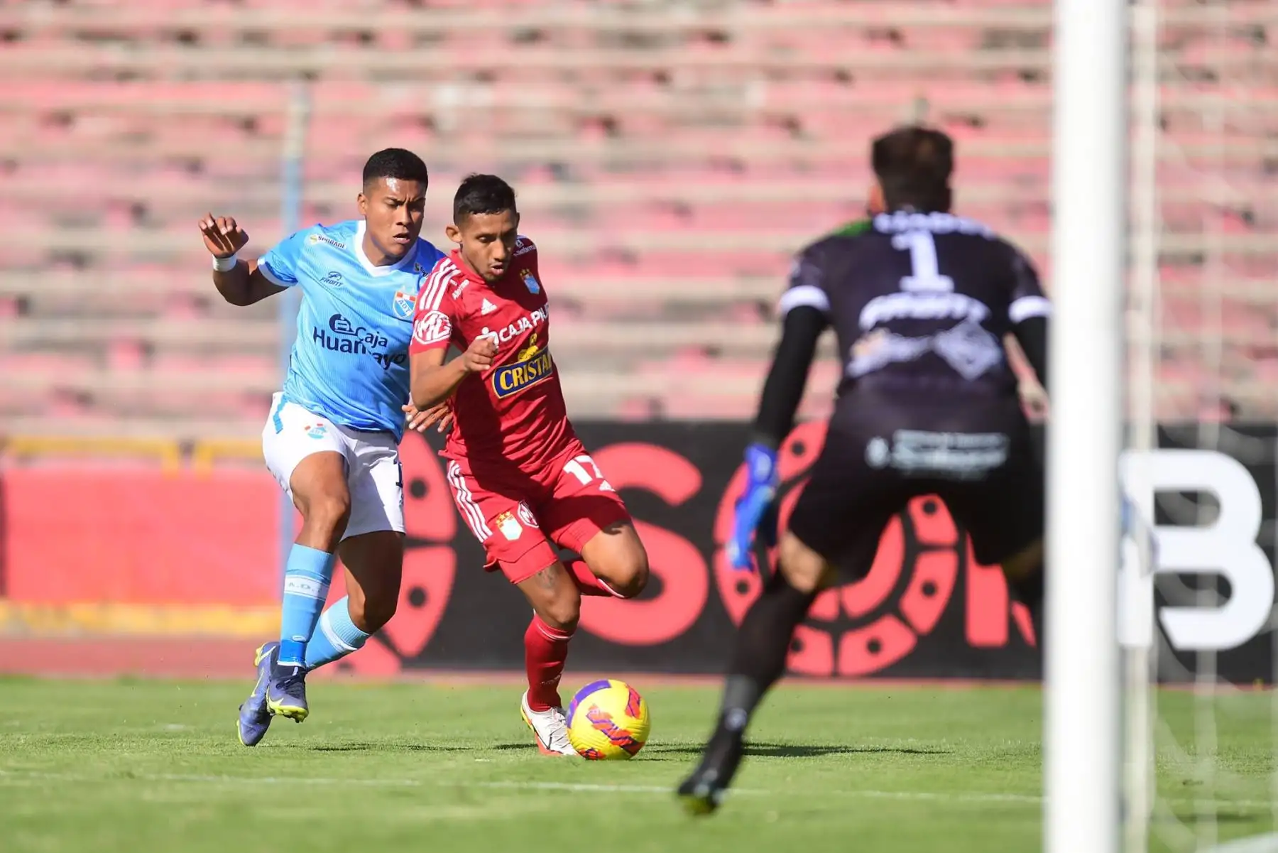 Sporting Cristal choca ante ADT por jornada 13 de la Liga 1, en el Estadio del IPD, en Huancayo. Foto: ITEA Comunicaciones
