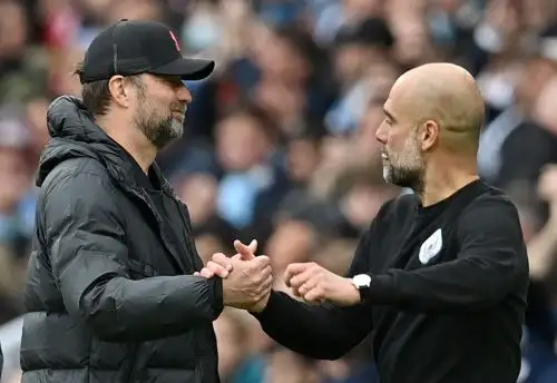 Klopp discrepa por el Pep Guardiola