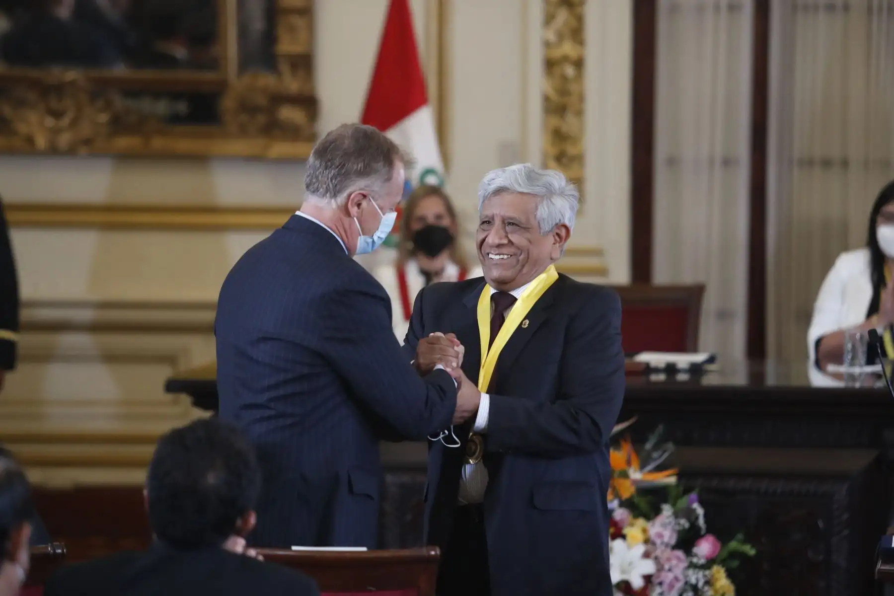 El arquitecto Miguel Eugenio Romero Sotelo jura como nuevo alcalde metropolitano de Lima. Foto: ANDINA/ Renato Pajuelo