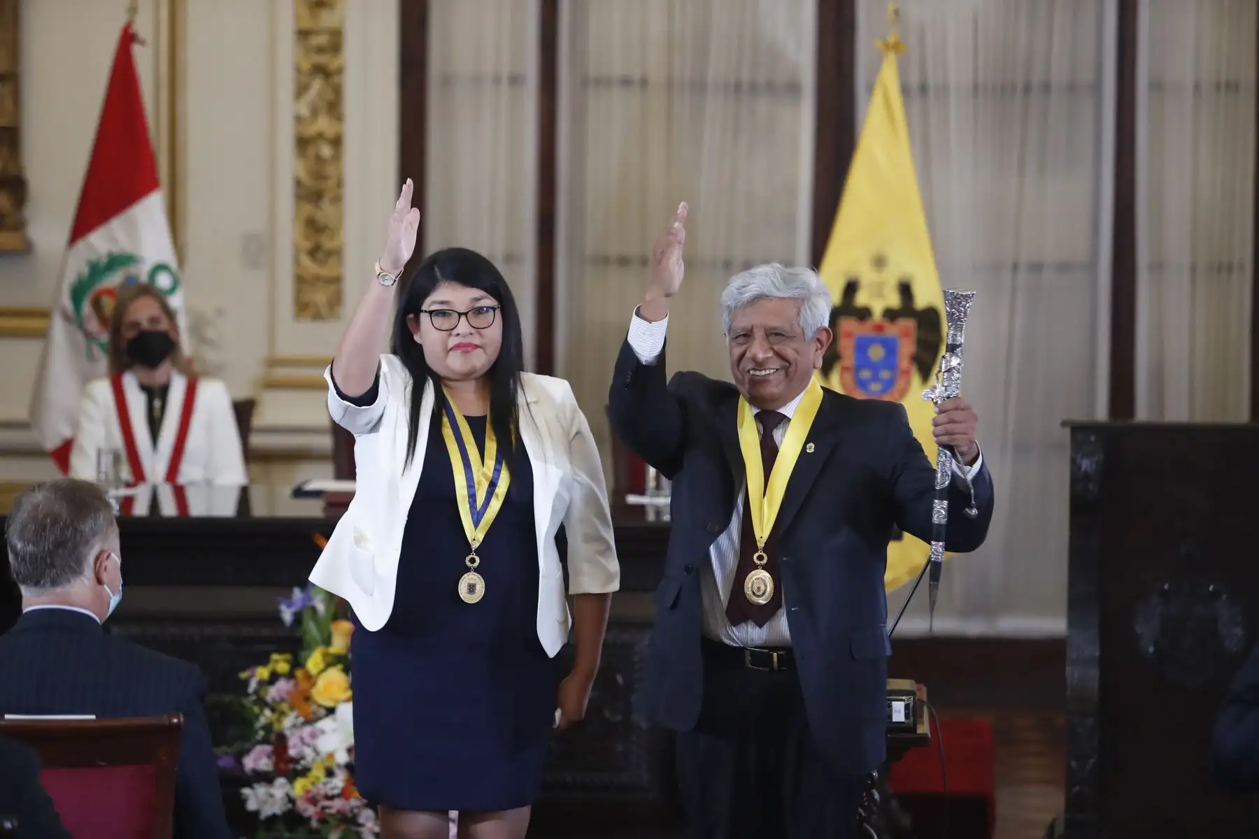 El arquitecto Miguel Eugenio Romero Sotelo jura como nuevo alcalde metropolitano de Lima. Foto: ANDINA/ Renato Pajuelo