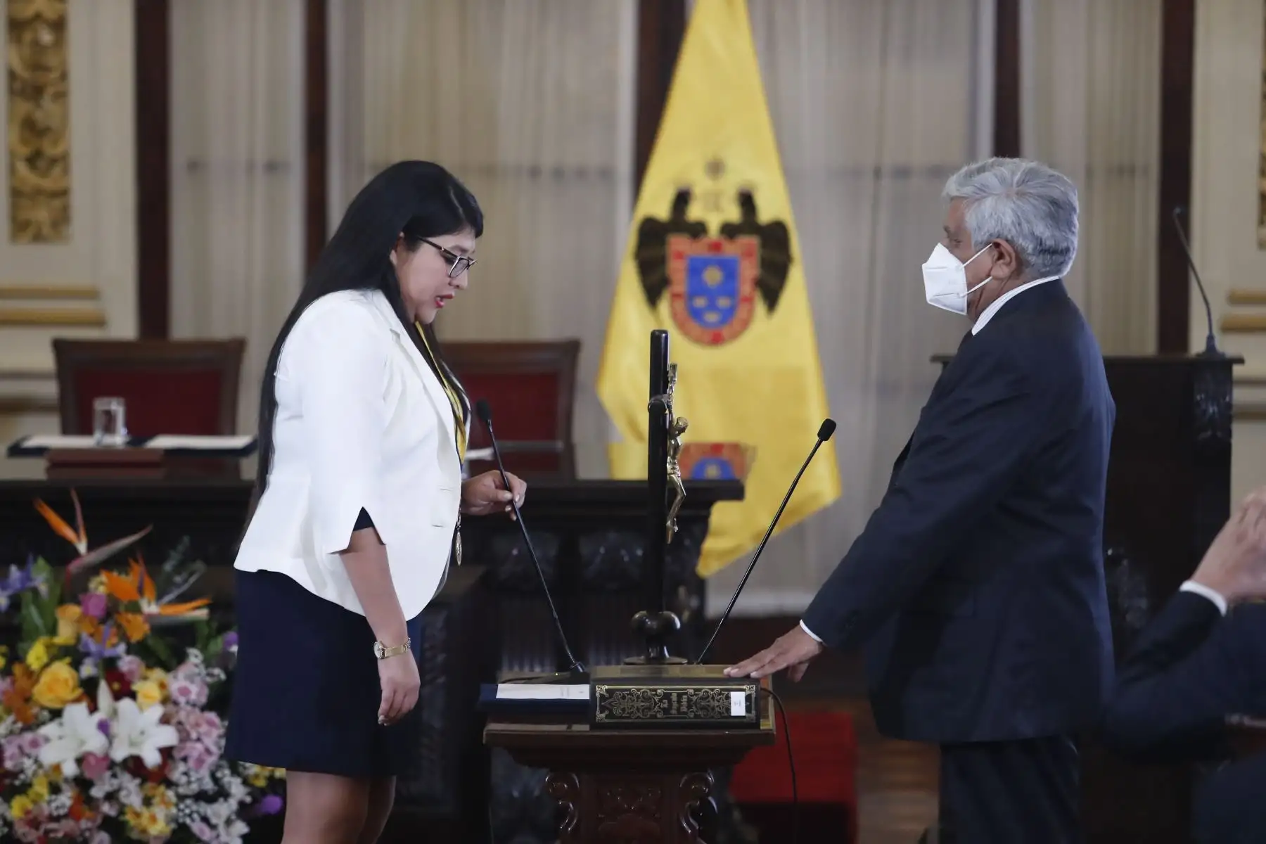 El arquitecto Miguel Eugenio Romero Sotelo jura como nuevo alcalde metropolitano de Lima. Foto: ANDINA/ Renato Pajuelo