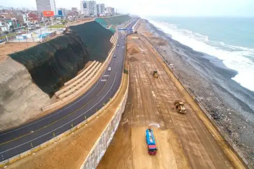 Callao: el 11 de mayo se inicia cierre de vías por obras en la Costa Verde. Foto: ANDINA/Difusión.
