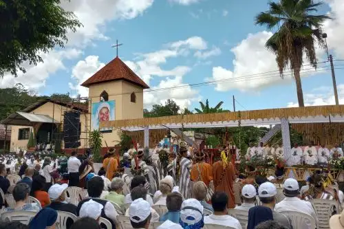 La población de Chanchamayo, en la selva de Junín, celebra la beatificación de Sor Aguchita, la defensora de los indígenas, por El Vaticano. La religiosa fue asesinada por Sendero Luminoso en 1990. Foto: Cortesía: Querida Amazonía - REPAM Perú