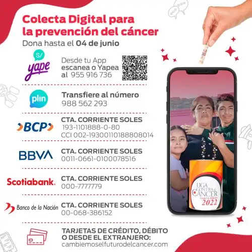 Liga Contra el Cáncer: conoce las maneras de colaborar en la Colecta Pública