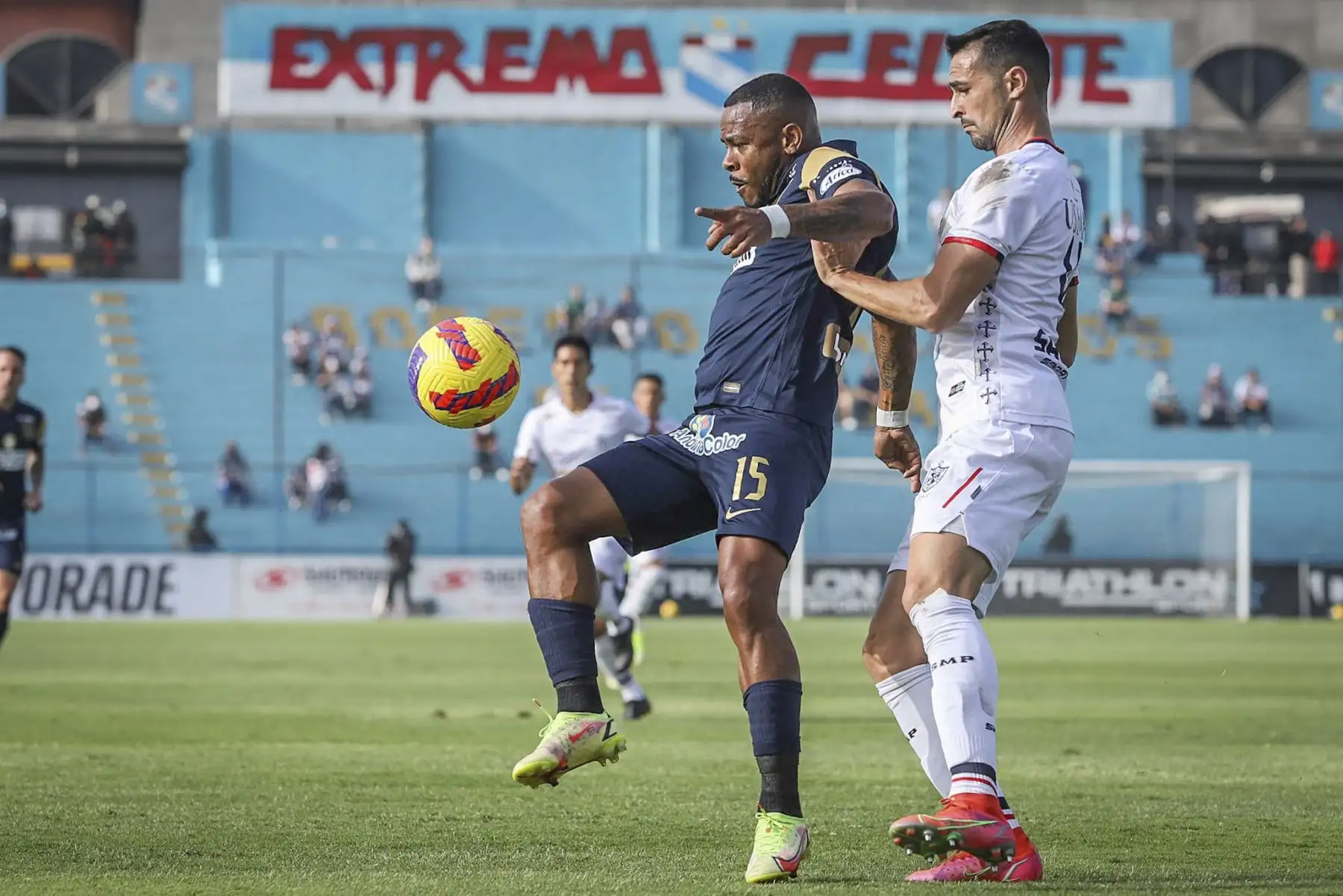 Alianza Lima venció por 1-0 a San Martín por la fecha 13 de la Liga 1 Betsson 2022 en el estadio Alberto Gallardo en el Rímac.
Foto: ANDINA/Liga 1