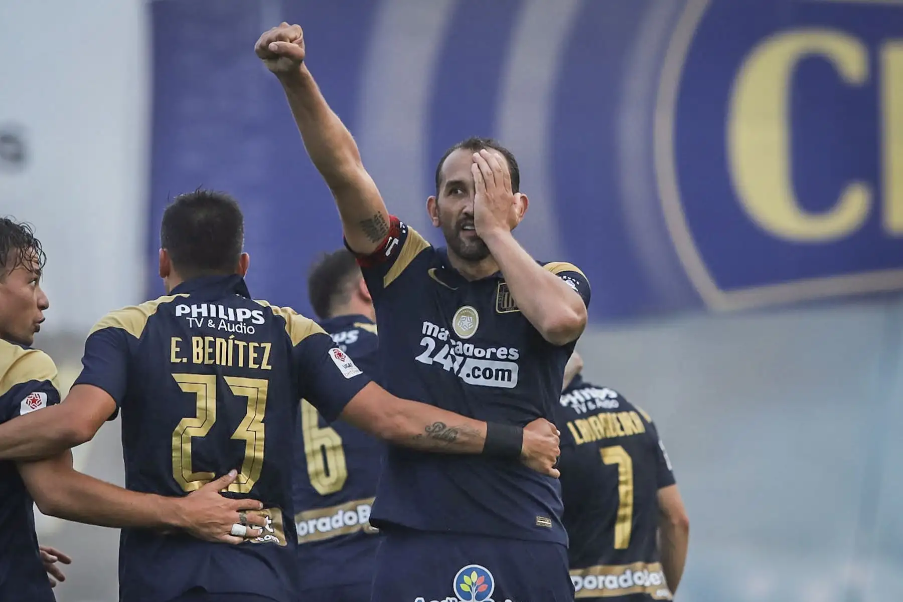 Alianza Lima venció por 1-0 a San Martín por la fecha 13 de la Liga 1 Betsson 2022 en el estadio Alberto Gallardo 
Foto: ANDINA/Liga 1